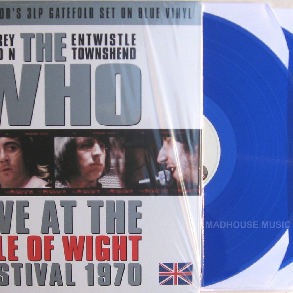 The Who Live At The Isle Of Wight 3-LP ~ Collector's Edition Blue Vinyl ~Sealed!